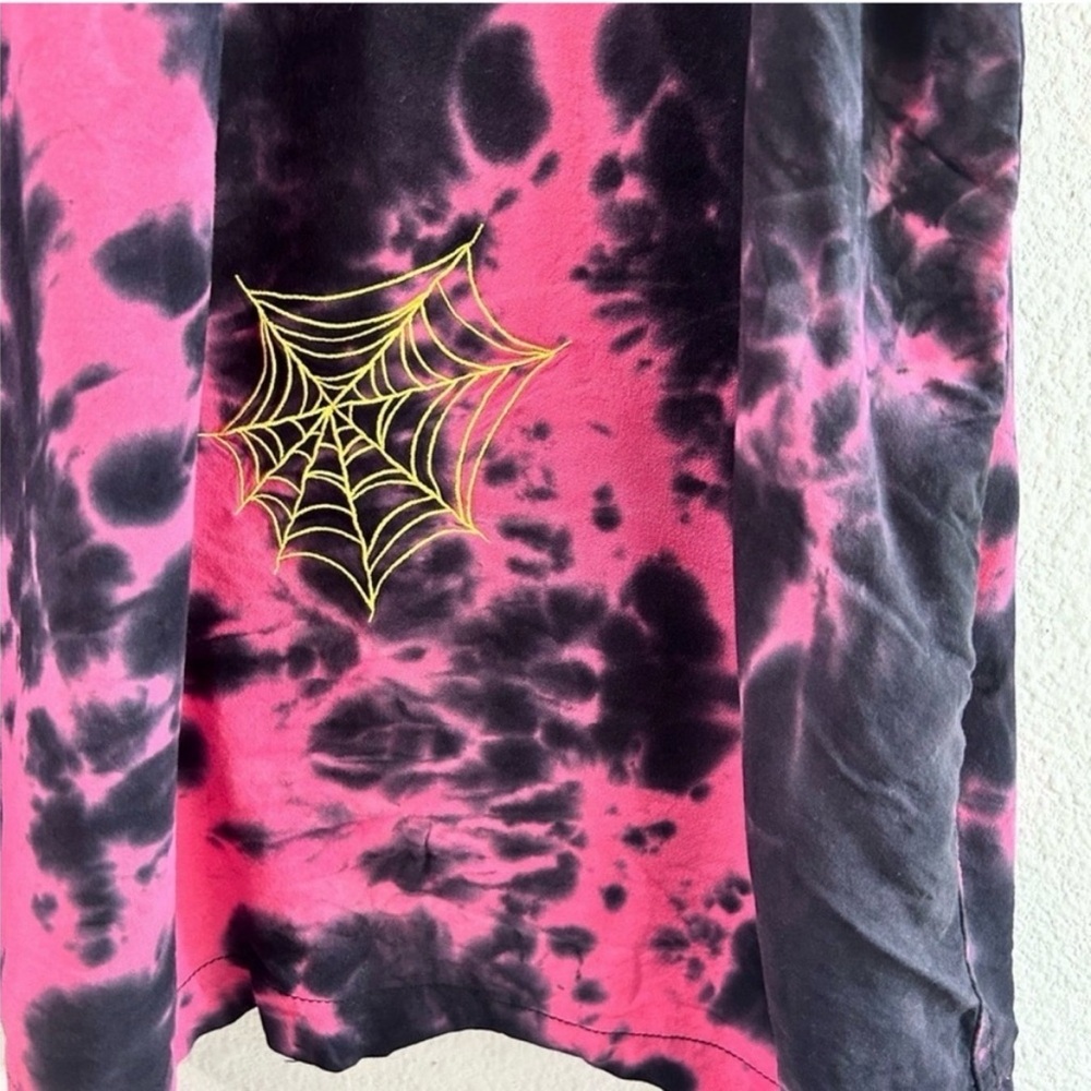 Disney Pink and Black Tie-Dye Shirt - Picture 5 of 15
